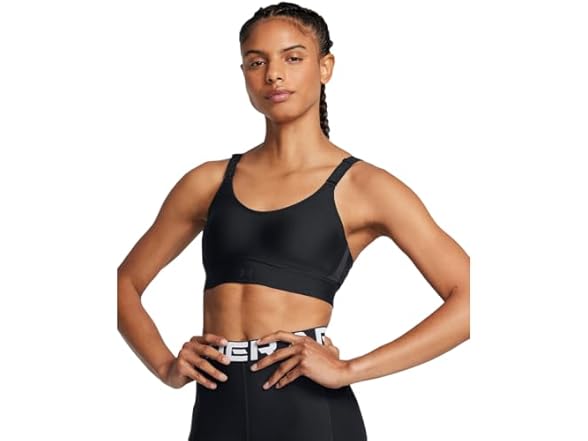 UA Womens Mid Impact Sports Bra (XS D-DD)