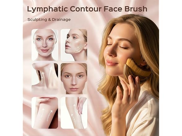 2PCS Lymphatic Contour Face Brush