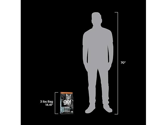 Go! Solutions Dry Cat Food, Chicken, 3lb