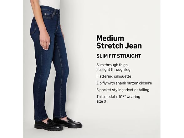 Amazon Essentials Women Stretch Slim-fit Leg Jean