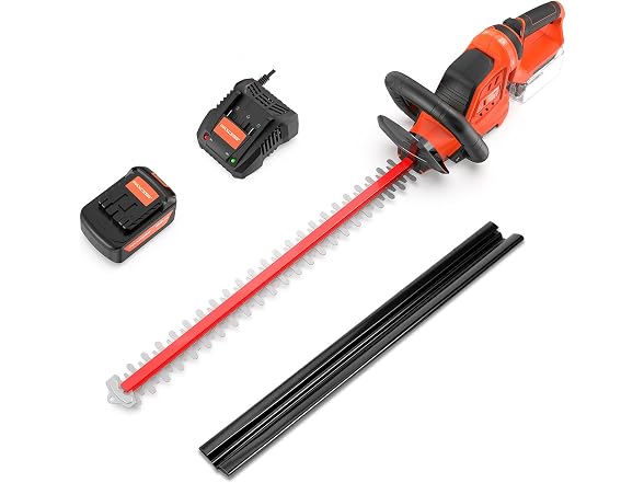 PAXCESS Upgraded Electric Cordless Hedge Trimmer - Gallery 8