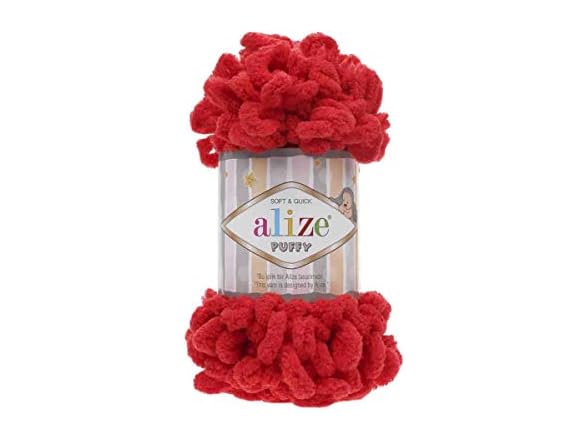 Alize 4 skn/Ball Alize Puffy Baby Big Loop Blanket Yarn