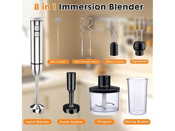 Immersion 8 in 1 Hand Blender