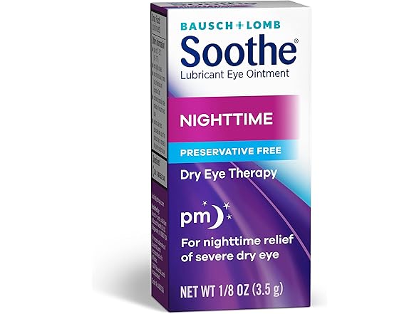 Bausch + Lomb Lubricant Nighttime Dry Eye Ointment