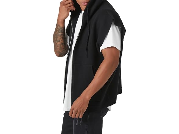 Forever 21 (XXL) Sweater-Knit Hooded Vest