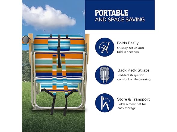 Cabana Beach Folding Beach Chair