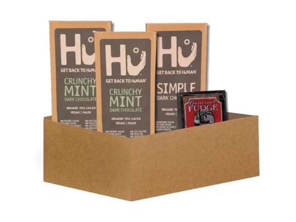 4 Item Set- Hu Chocolate Mint & Simple & Claeys Fudge