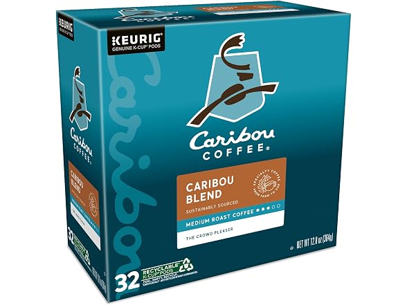 32ct Caribou Coffee Caribou Blend, Keurig Single