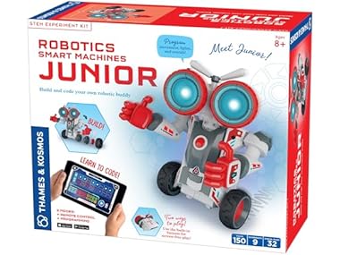 $28.99, Was $69.99, 58% Off! Thames & Kosmos Robotics Smart Machines Junior STEM Kit dealfomo