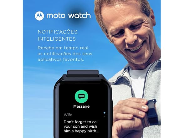 Motorola Moto Watch 70 1.69' Phantom