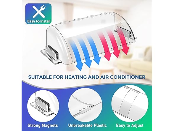 Jazalz Air Vent Deflector, 4-Pack - Gallery 4