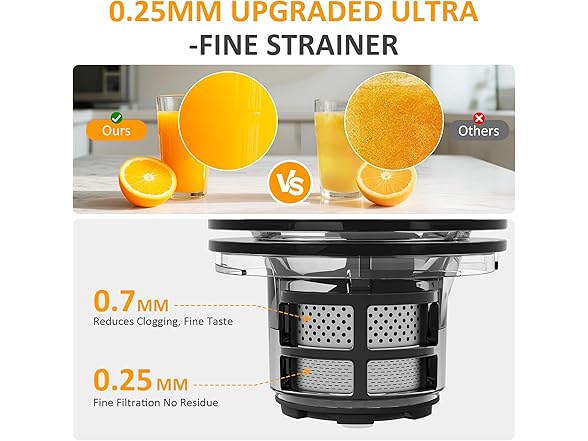 SUNVIVI Cold Press Juicer