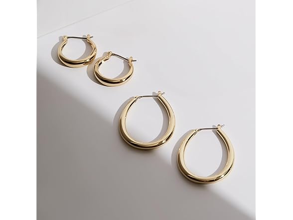 Ana Luisa Plated Hoops