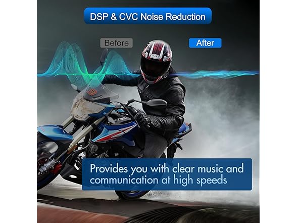 Motorcycle Bluetooth Headset Up to 3 Riders