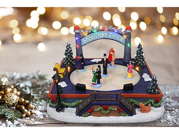 Ballroom Dance Christmas Village Tabletop