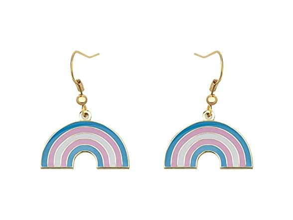 COLDDOX Rainbow Shape Dangle Earrings