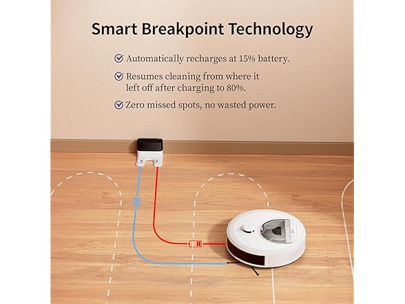 OKP Life Self-Charging Robotic Vacuum Cleaner