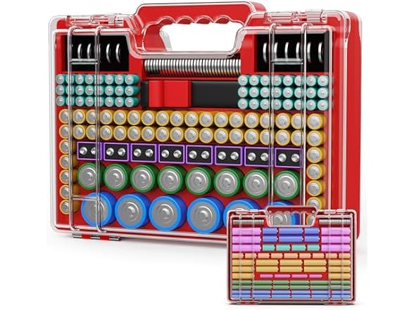 Tututry Battery Organizer Box 262-Count