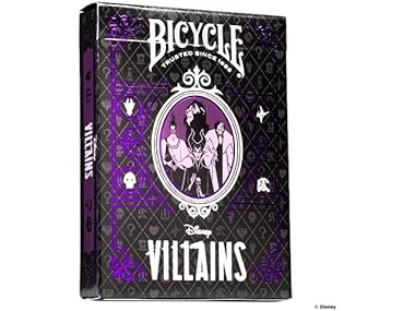 $5.99, Was $9.99, 40% Off! Bicycle Disney Villains Playing Cards dealfomo