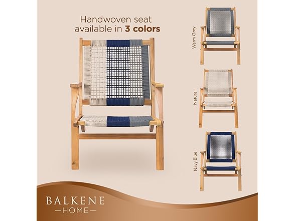 Balkene Home Vega Natural Stain Outdoor Chair