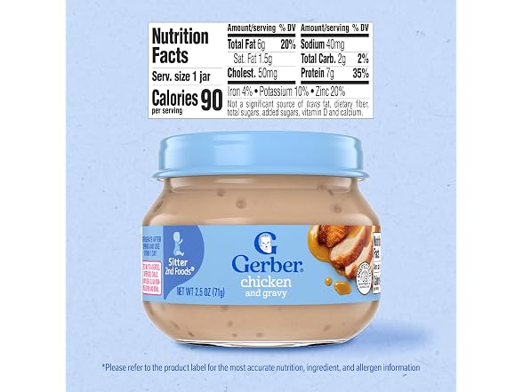 Gerber | Stage 2 Chicken and 2.5 Oz