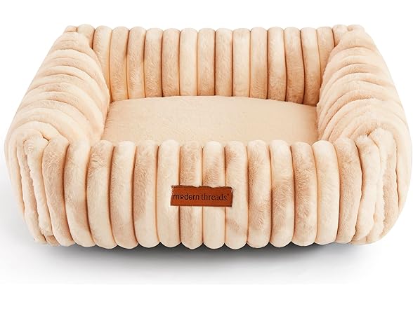 Modern Threads Ribbed Plush Two-Tone Cuddler