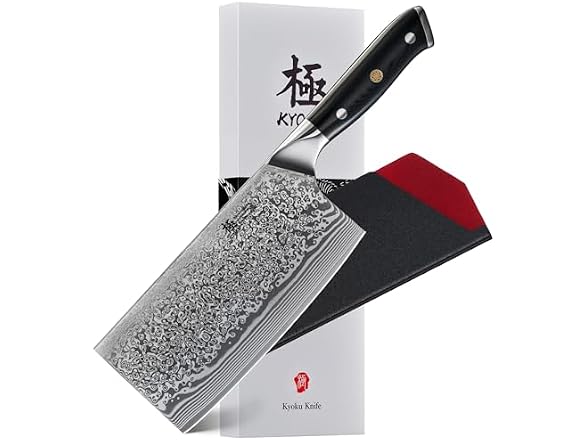KYOKU Vegetable Cleaver Knife - 7"