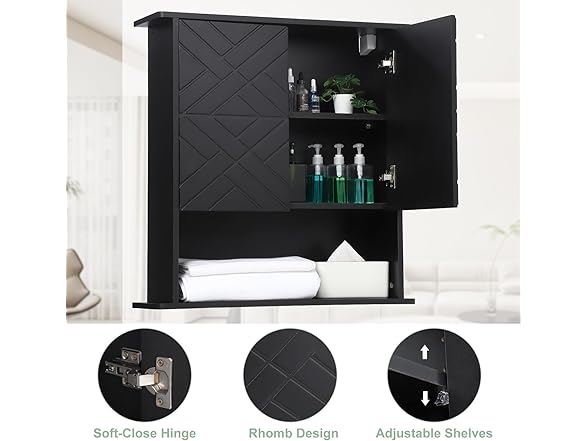 GAOMON Medicine Cabinet with Two Door