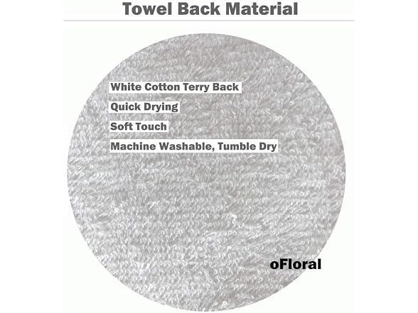 oFloral Watercolor Foggy Hand Towels, Drawn
