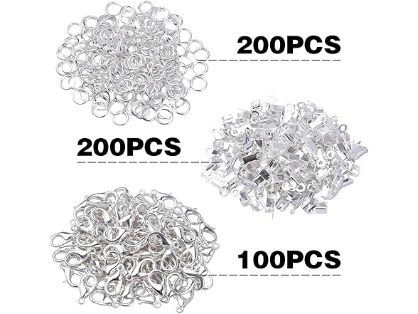 Hmjpng Silver Jewelry End Making Kit