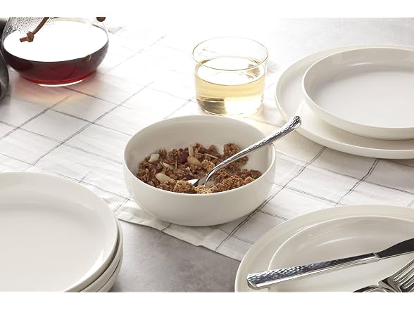 Oneida Stackables Clear Short & Tall Glasses, Set Of 12