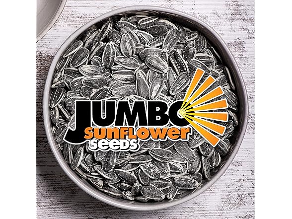 6Pk JUMBO SUNFLOWER SEEDS, Original, 16-Oz