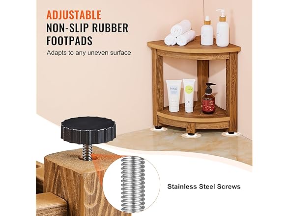 VEVOR Corner Shower Bench