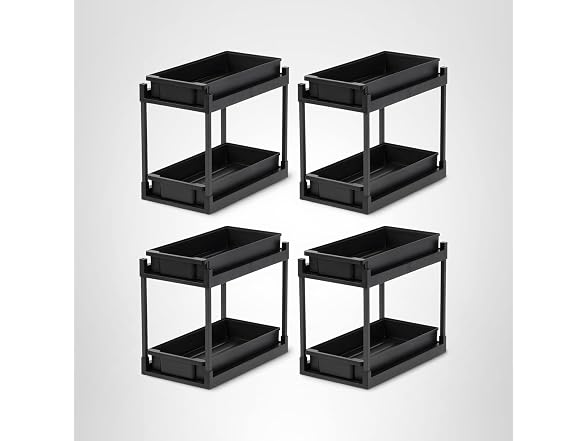 IRIS USA IRIS USA Under Sink Organizer, 4 Pack