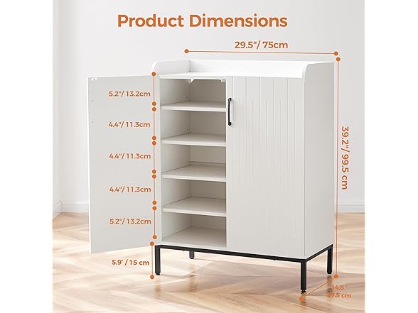 Mericonia Modern Shoe Cabinet