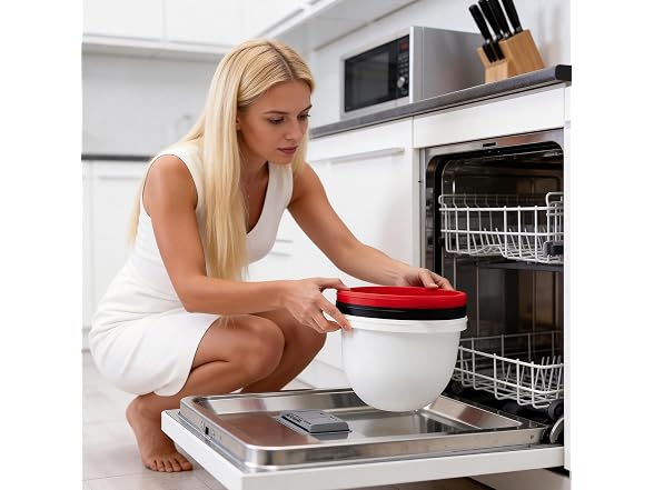 GuanQiao 3 Silicone Bowl Liners for 5 Qt KitchenAid Mixer