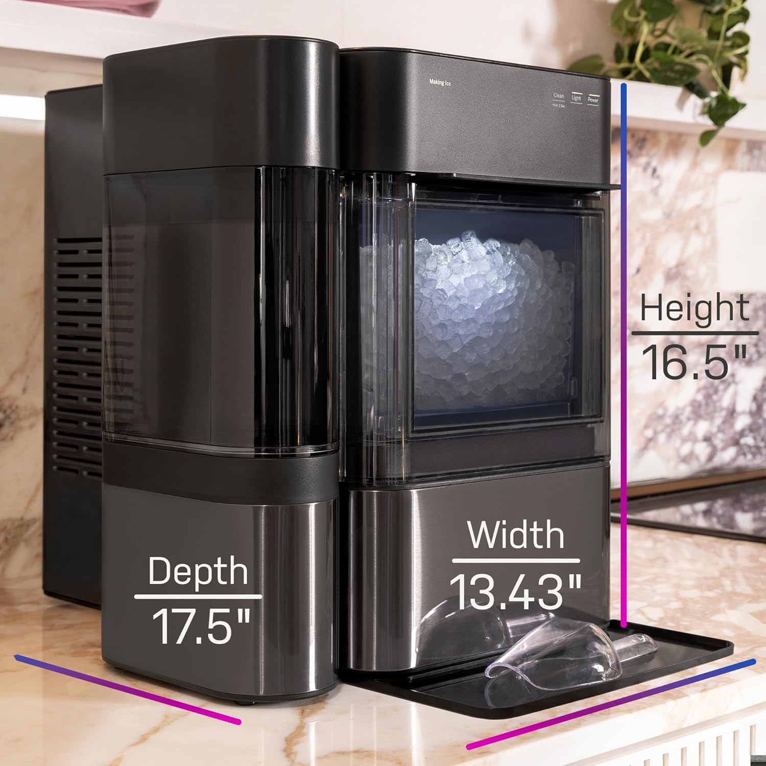 Opal 2.0 Ice Maker with XL Side Tank - Gallery 22