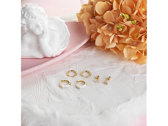 ELF ON THE EAR Gold Hoop Earrings