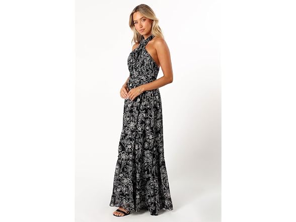 Petal & Pup (XS) Lennon Halterneck Maxi Dress