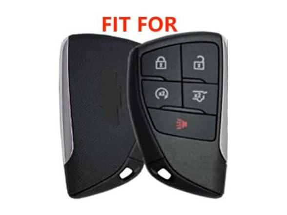 Key Fob Cover Chevy GMC 5Btn Purple+Pink