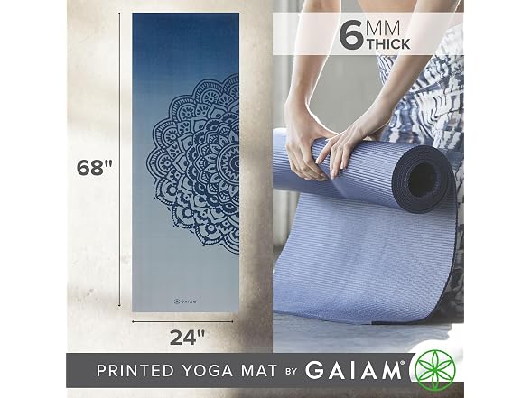 Gaiam Premium Yoga Mat 6mm