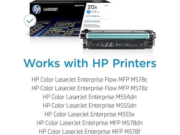 hewlett packard HP W2121A HP 212A Cyan Toner Cartridge |