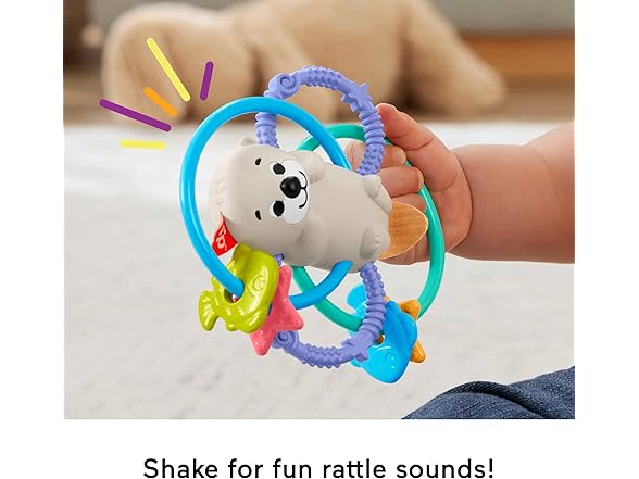 Fisher-Price Newborn Toy Twist & Teethe Otter