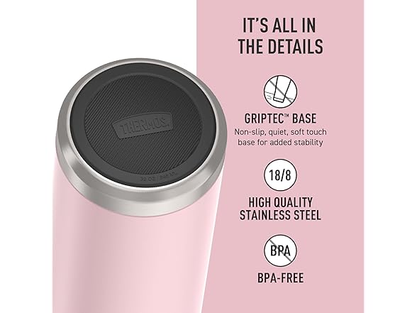 THERMOS ICON 32oz Stainless Bottle, Pink