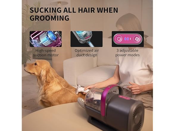 PETKIT Pet Grooming & Dog Hair Vacuum Kit