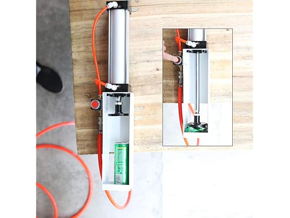 Super Leader Pneumatic Cylinder Aluminum Can Crusher