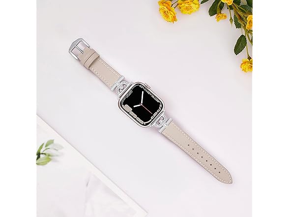 Unique D-Shape Metal Buckle Apple Bands