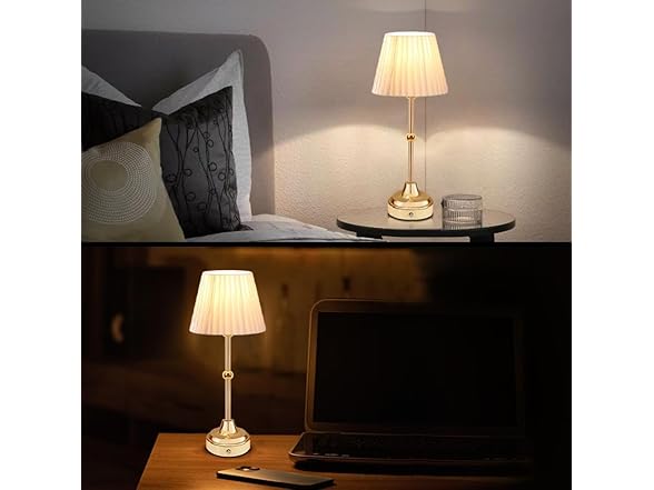 Leroxo Cordless Metal Table Lamp