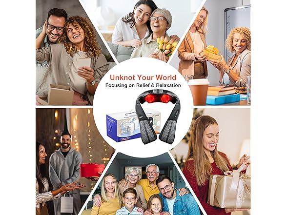 Neck Shoulder Shiatsu Massager w/ Heat