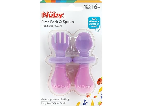 Nuby First Fork and Spoon Set
